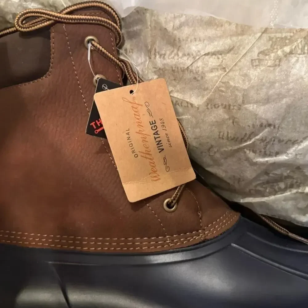 WEATHERPROOF VINTAGE Adam II Duck Boots, Size US Mens 12, New in Box